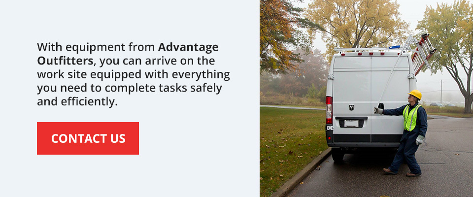 With equipment from Advantage Outfitters, you can arrive on the work site equipped with everything you need to complete tasks safely and efficiently.