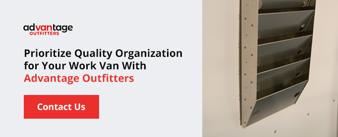 Prioritize Quality Organization for Your Work Van With Advantage Outfitters
