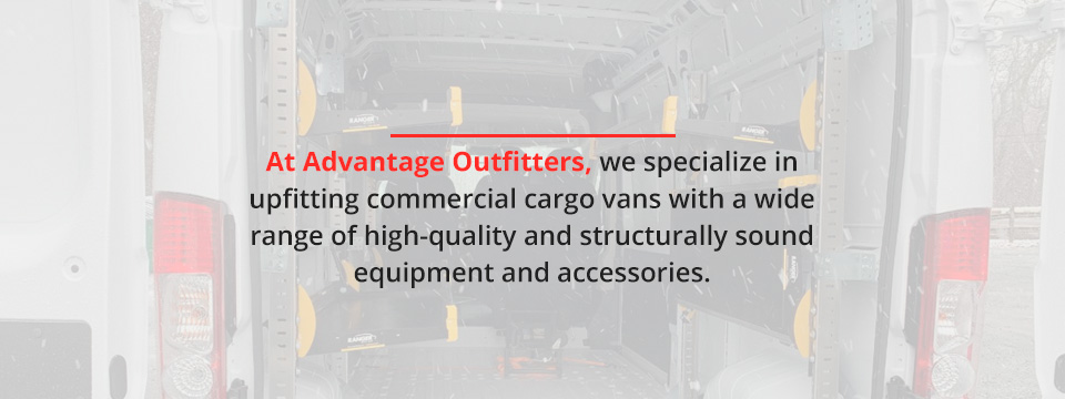 We Specialize in Upfitting Commercial Cargo Vans
