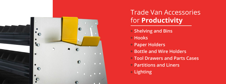 Trade van accessories for productivity. Trade van accessories for productivity.