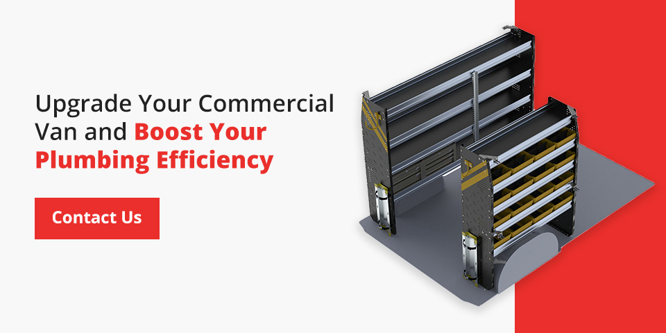 Upgrade your commercial van and boost your plumbing efficiency. Upgrade your commercial van and boost your plumbing efficiency.