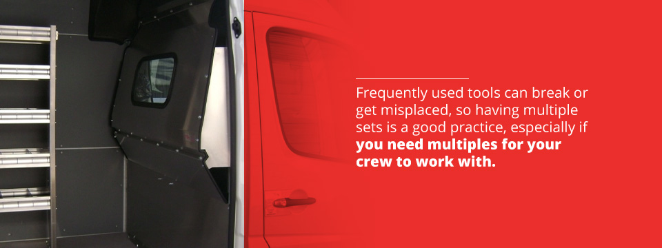 Having replacement tools is good practice. Having replacement tools is good practice.