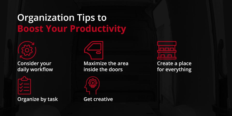 Organization tips to boost your productivity.