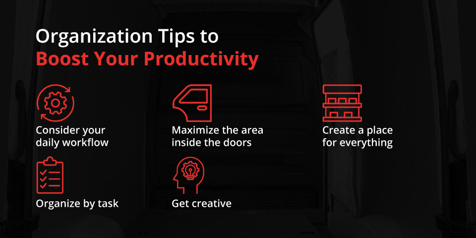 Organization tips to boost your productivity.