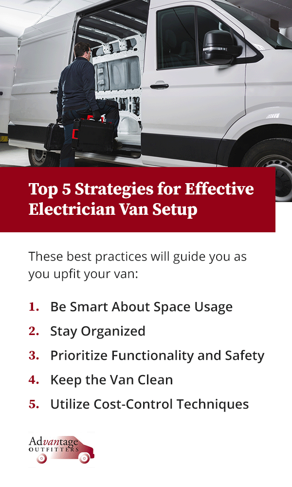 Top 5 Strategies for Effective Electrician Van Setup