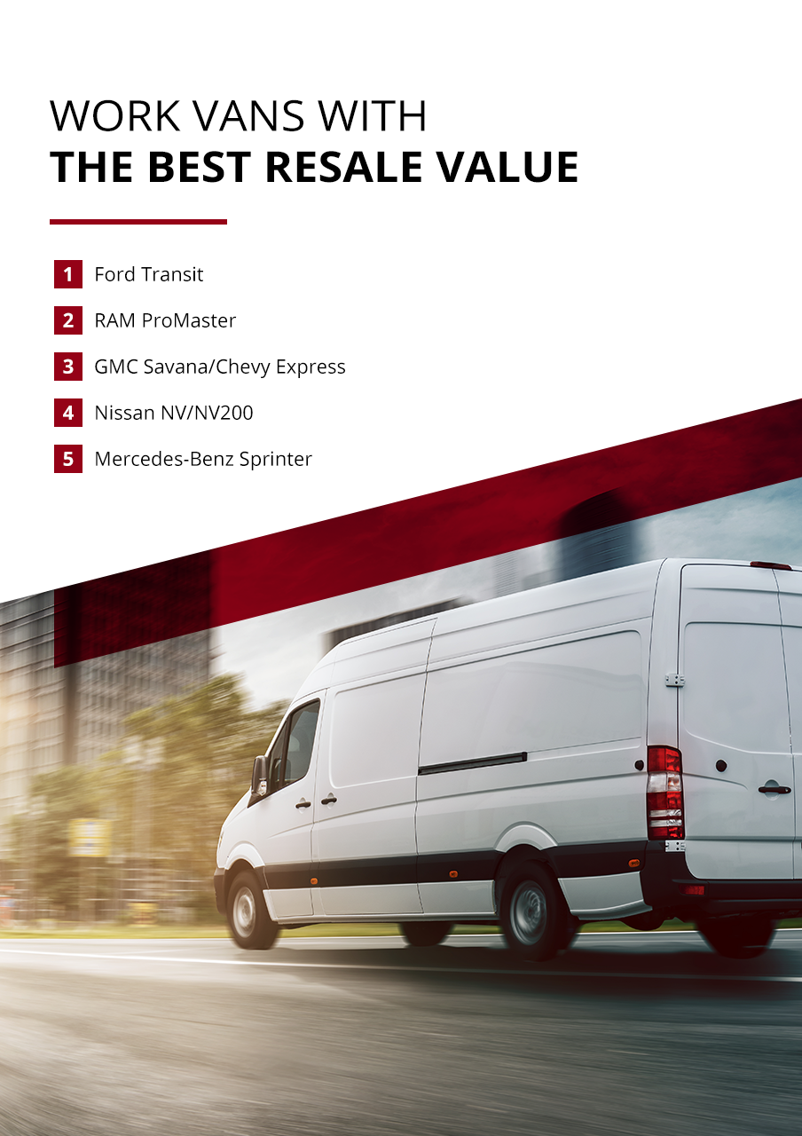 blue book value for used vans