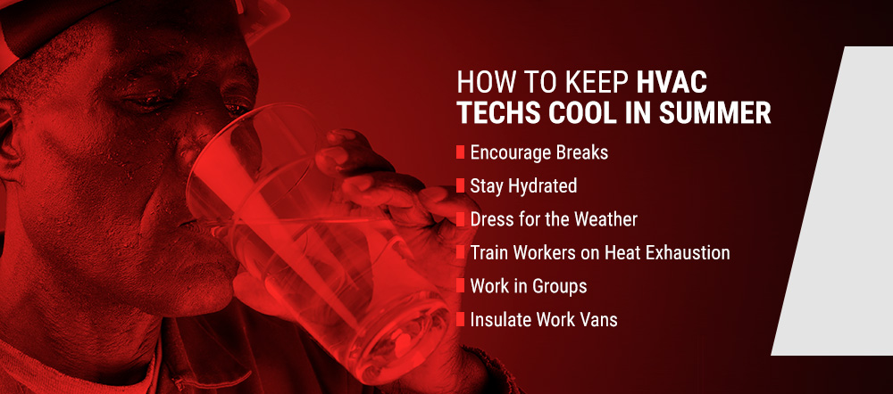 How to Keep HVAC Techs Cool in Summer
