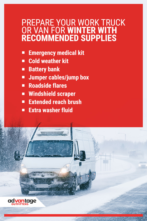 Prepare Your Work Truck or Van for Winter With Recommended Supplies