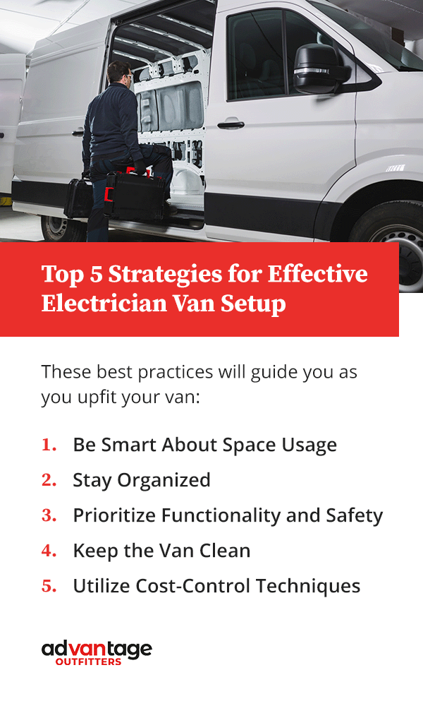 Top 5 Strategies for Effective Electrician Van Setup