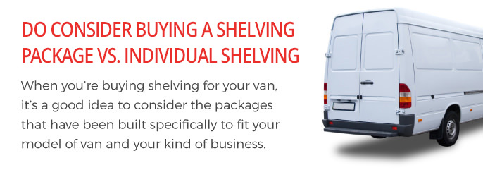 How Do You Secure Shelves in a Work Van? - Advantage Outfitters